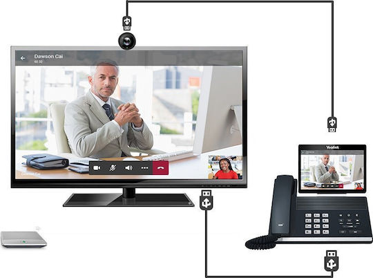 Yealink Vp59 Teams Cordless IP Phone Black