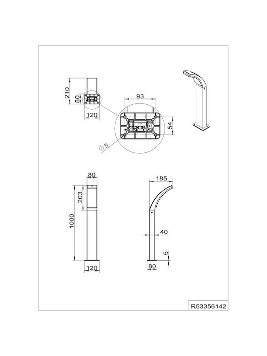 Trio Lighting Κολωνάκι 60x21x12cm Trio Lighting Κολωνάκι 60x21x12cm
