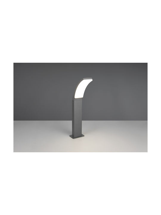 Trio Lighting Φωτιστικό Κολωνάκι Εξωτερικού Χώρου με Φυσικό Λευκό Φως Γκρι