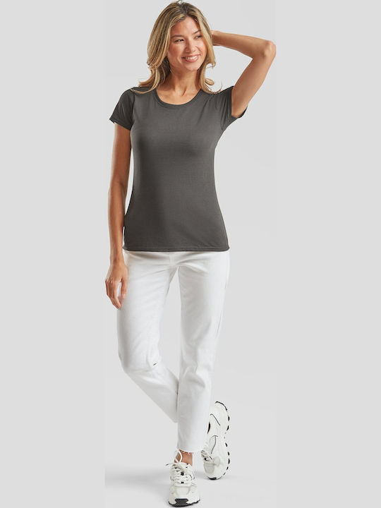 Fruit of the Loom Valueweight Γυναικείο Διαφημιστικό T-shirt Κοντομάνικο σε Χρώμα Fruit of the Loom Valueweight Γυναικείο Διαφημιστικό T-shirt Κοντομάνικο σε Χρώμα