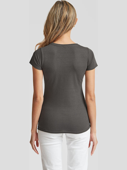 Fruit of the Loom Valueweight Women's Short Sleeve Promotional T-Shirt Light Graphite