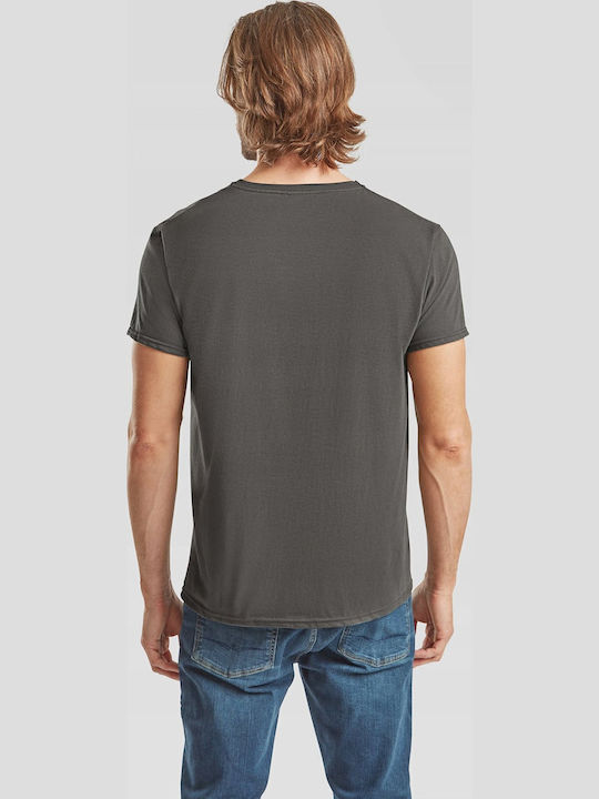 Fruit of the Loom Iconic Men's Short Sleeve Promotional T-Shirt Light Graphite