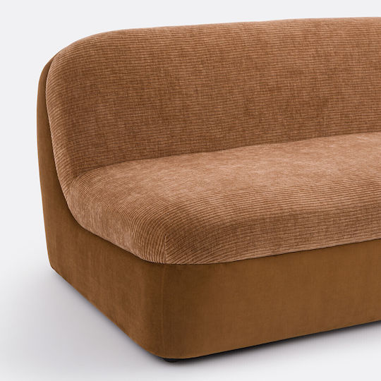 Ventis Two-Seater Velvet Couch Velvet Cotelé 146x76x100 cm