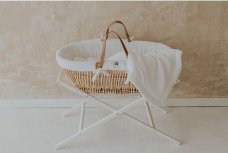 Bellamy Stand for Carry Cot / Moses Basket in White Color