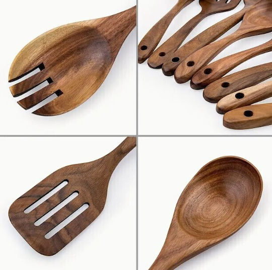 Wooden Cooking Utensil Set 8pcs