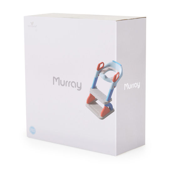 Cangaroo Toddler Toilet Seat Murray With Footrest Handles And Pink Cushion