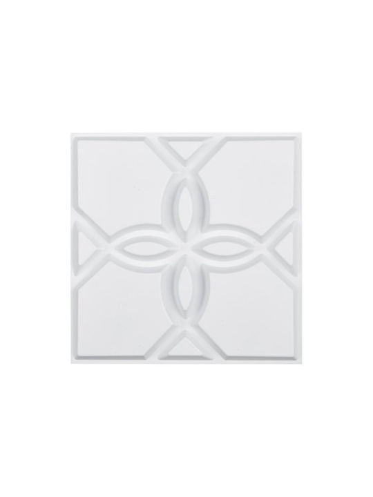Panouri Decorative 3D Din PVC Cu Adeziv Alb