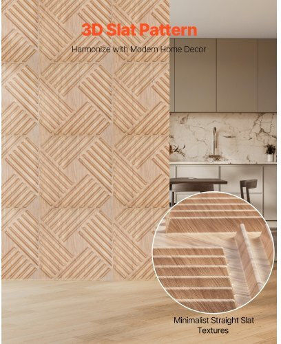 3D Wall Panels from PVC with Glue Brown 50x50cm 12 Pieces