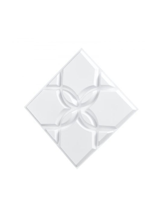 Panouri Decorative 3D Din PVC Cu Adeziv Alb
