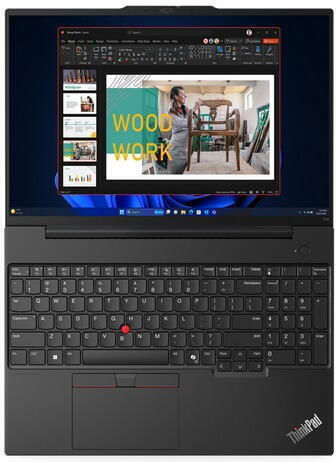 Lenovo ThinkPad E16 Gen 2 (Intel) 16" IPS FHD+ (Ultra 5-125U/16GB/512GB SSD/W11 Pro) Negru (Tastatură UK)