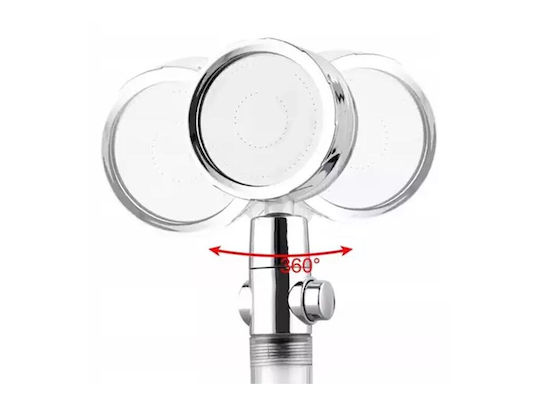 ACP Handheld Showerhead with Filter and Start/Stop Button