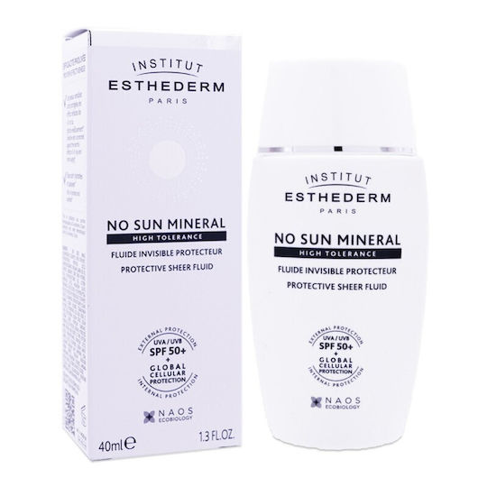 Institut Esthederm No Sun Mineral Mineral Αντηλιακή Κρέμα Προσώπου SPF50+ 40ml