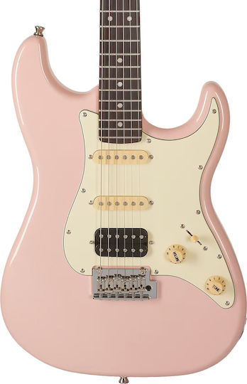 Jet Guitars Σετ Ηλεκτρική Κιθάρα ST Style Ροζ Standard Bundle