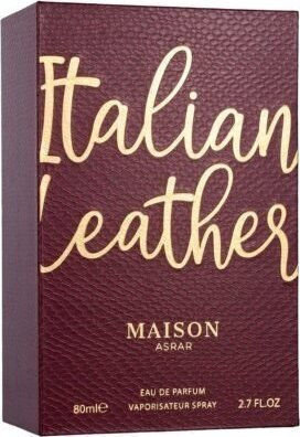 Maison Asrar Italian Leather Eau de Parfum 80ml