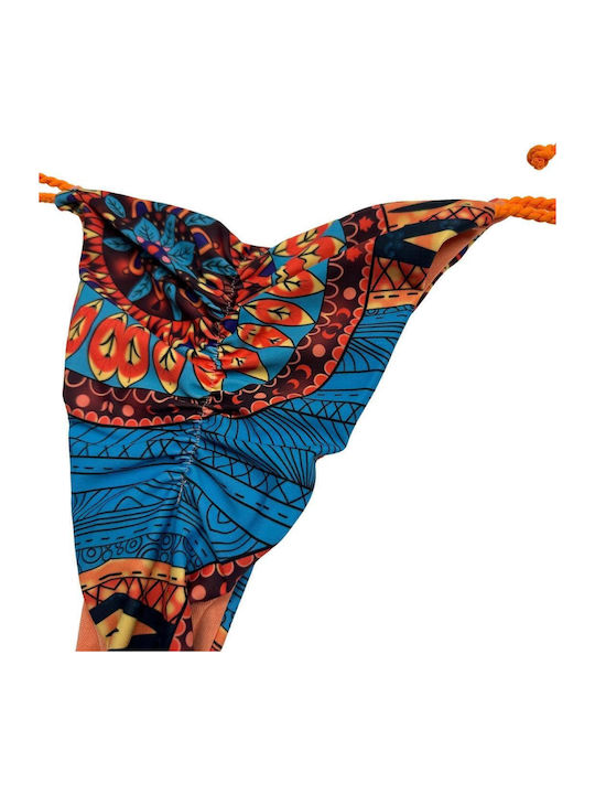 Set Bikini Triangle & Brazil 60068-Orange-S