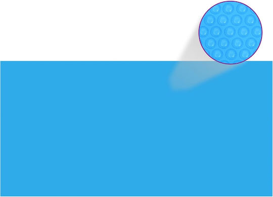 vidaXL Solar Rechteckige Poolabdeckung Poolabdeckung Blau 488x244 cm aus Polyethylen 488x244cm 1Stück