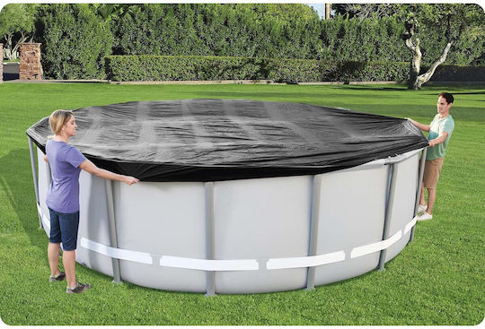 Bestway Frame Προστατευτικό Κάλυμμα Πισίνας Μπλε 488x120εκ.