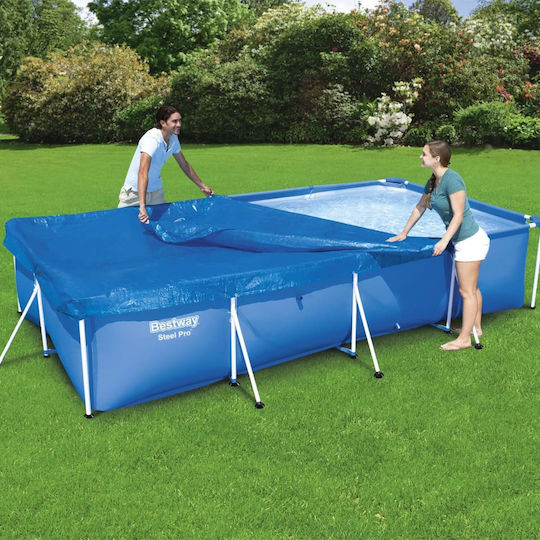 Bestway Protective Pool Cover Parallelogram Blue 400x211cm