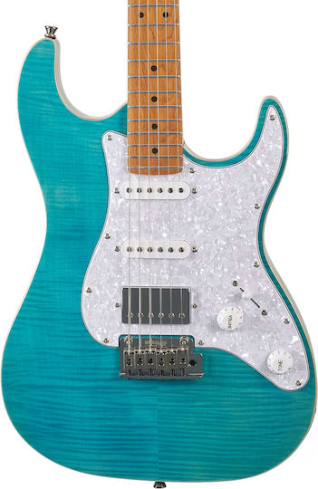 Jet Guitars Σετ Ηλεκτρική Κιθάρα ST Style Μπλε