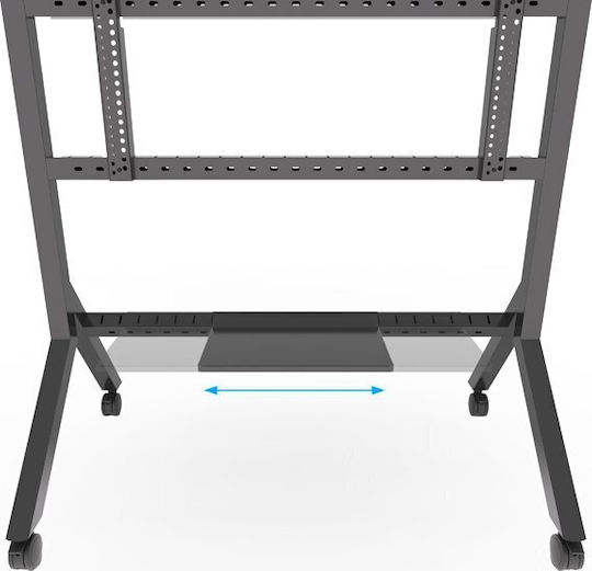 B-Tech BT8546 Βάση Τηλεόρασης Δαπέδου έως 110" Μαύρο