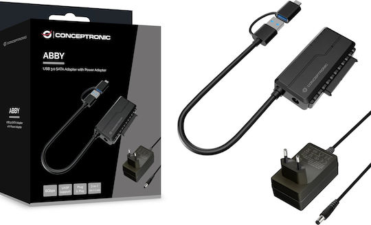Conceptronic ABBY21B Αντάπτορας Μαύρος