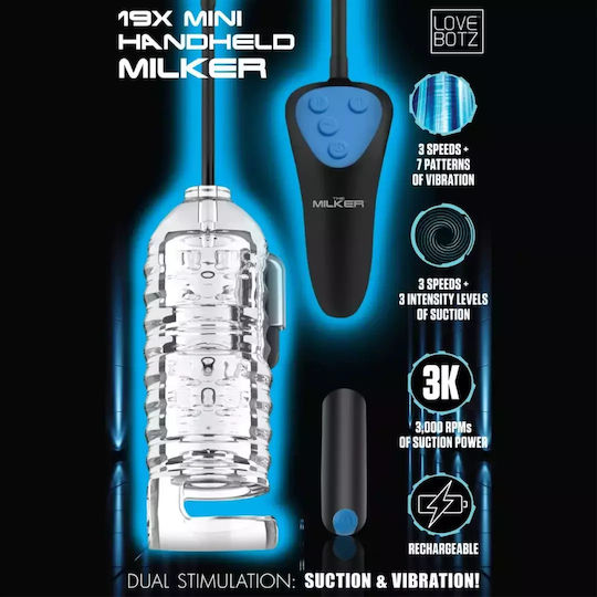 XR Pompa Penis cu Vibratie Transparent