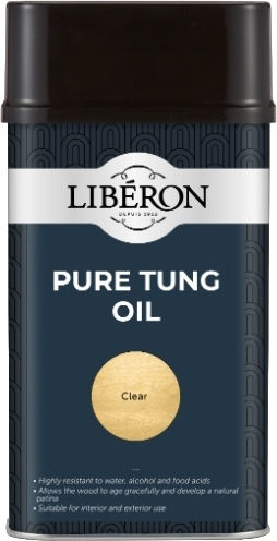 Liberon Pure Tung Oil Λάδι Συντήρησης Άχρωμο Ματ 250ml