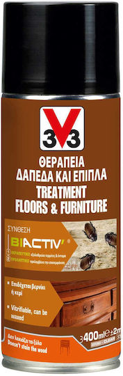 V33 Treatment Floor & Furniture Συντηρητικό Ξύλου Άχρωμο Σατινέ 400ml