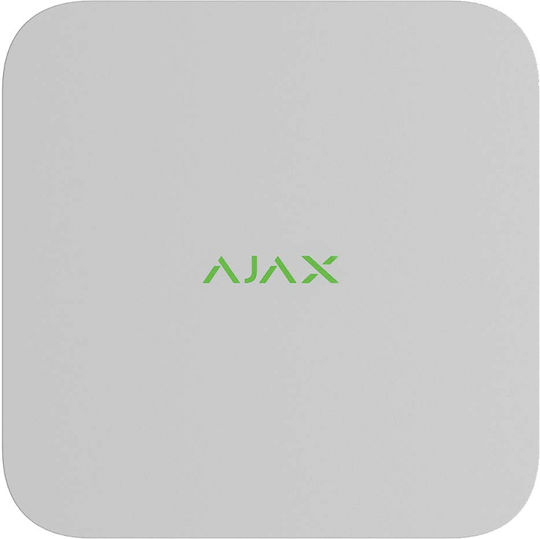 Ajax Systems 70936.122.WH Καταγραφικό NVR 8 Καναλιών με Ανάλυση 4K