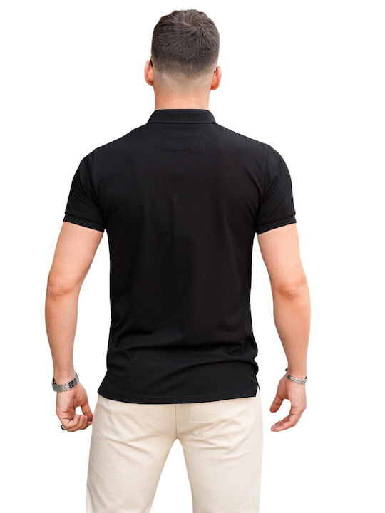 Polo Short Sleeve Blouse Black