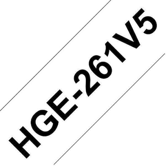 Brother Label Maker Tape 8m x 36mm in White Color 5pcs