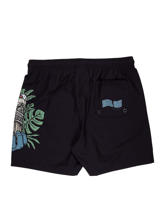 Hand Men's Swimwear Shorts Black with Patterns