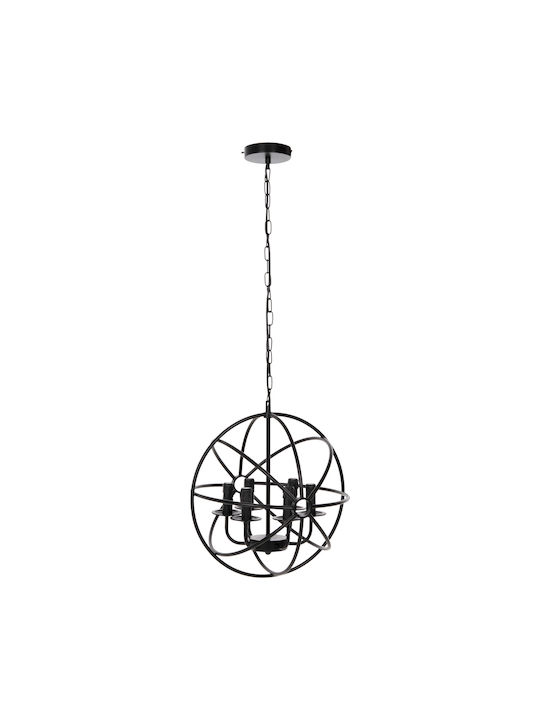 HomeMarkt Πολυέλαιος με Καπέλα Μαύρος HomeMarkt Πολυέλαιος με Καπέλα Μαύρος