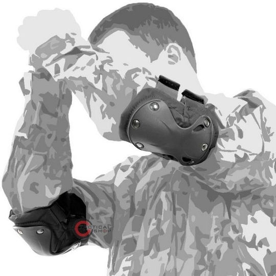 Mil-Tec 16232302 Elbow Pads Black