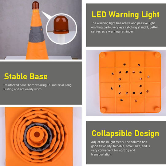 Traffic Cone in Red Colour