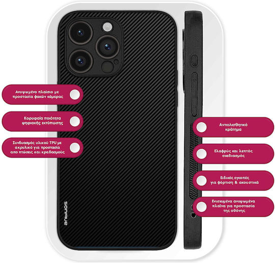 Sonique Carbon Series Case Oneplus Oneplus 10t Black