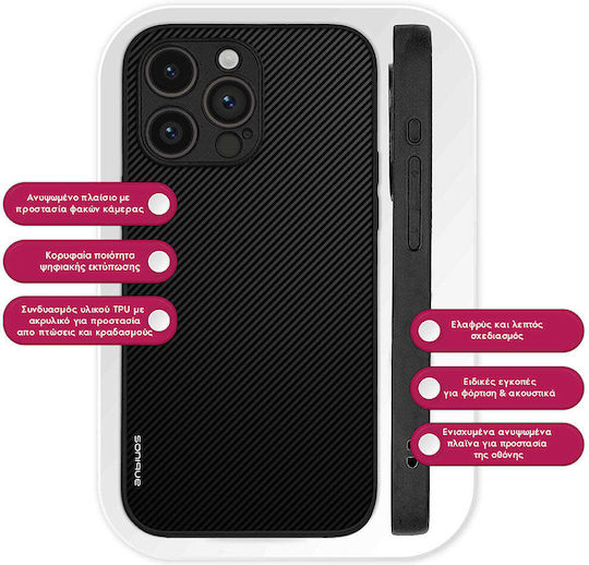 Sonique Carbon Series Case for OnePlus OnePlus 10 Pro 5G Black