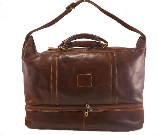 Mybag Σακ Βουαγιάζ Ταμπά από Δέρμα