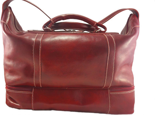 Mybag Σακ Βουαγιάζ Κόκκινο από Δέρμα