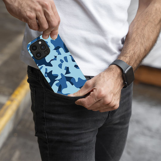 Sonique Camouflage Army Series Case for Oneplus Oneplus 10t Blue