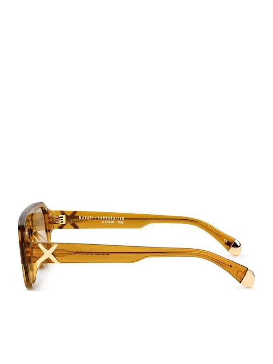 Oscar & Frank Men's Sunglasses with Brown Plastic Frame and Brown Lens MAKATI/076M