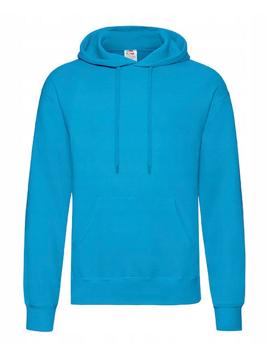 Fruit of the Loom Унисекс Рекламен Суитшърт Azure Blue