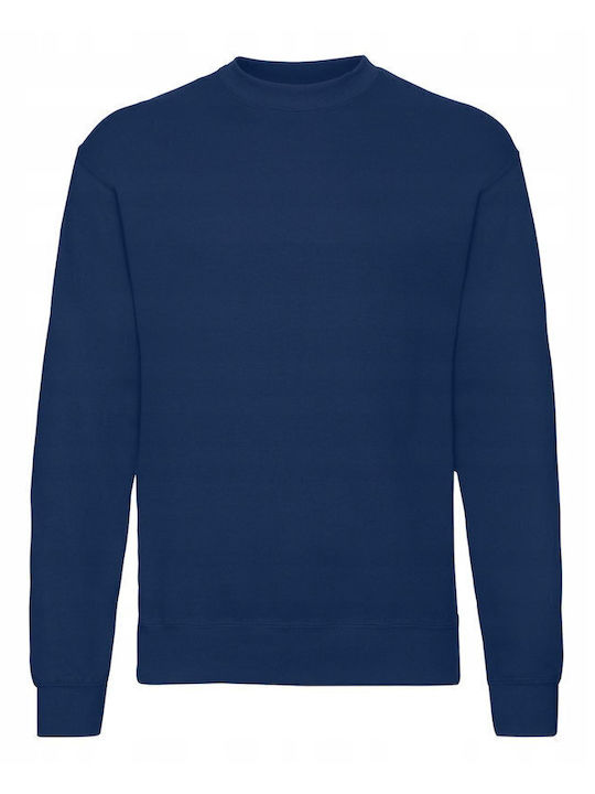 Fruit of the Loom Set-in Ανδρικό Διαφημιστικό Φούτερ Μακρυμάνικο Navy
