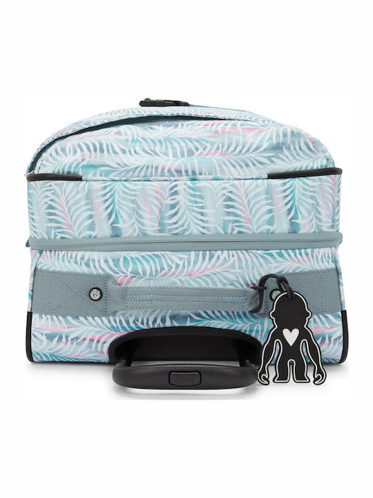Kipling Spontaneous Среден Текстилен Куфар За Пътуване Palmtree Leaves С 4 Колела Височина 66 См