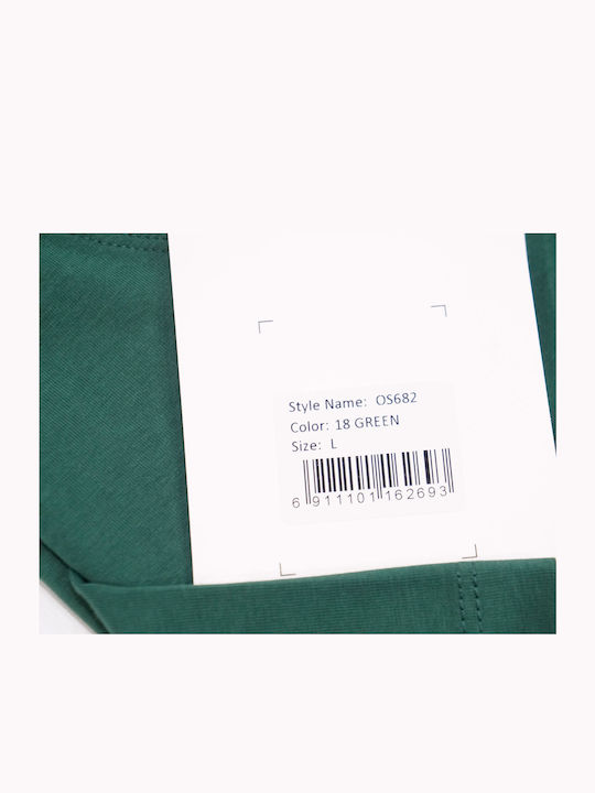 Short Sleeve Blouse Green
