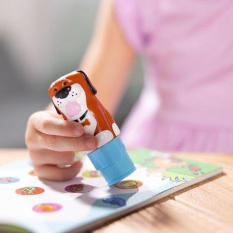 Melissa & Doug Παιδική Χειροτεχνία Sticker WOW! Βιβλίο Δραστηριοτήτων με Σφραγίδα Αυτοκόλλητων, Σκυλάκι Cocoa για Παιδιά 3+ Ετών