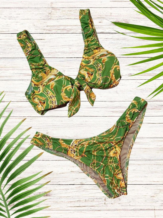 Set Bikini Τριγωνάκι Πράσινο