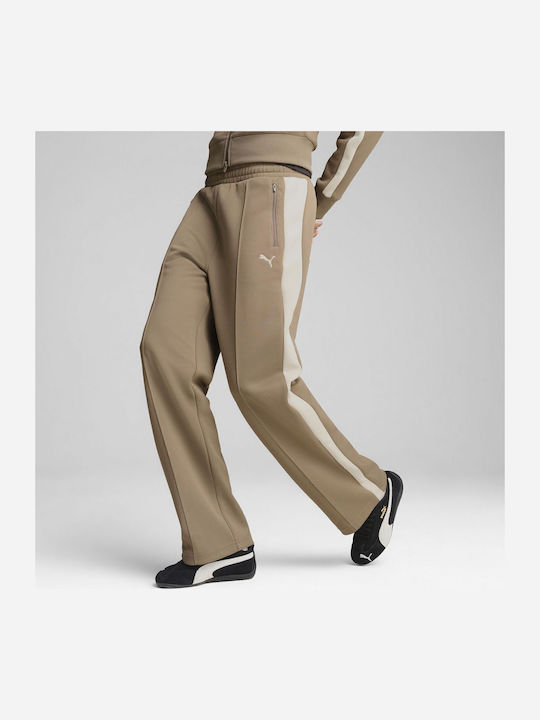Pantaloni de trening drepți Puma T7 Always On pentru femei 62979793