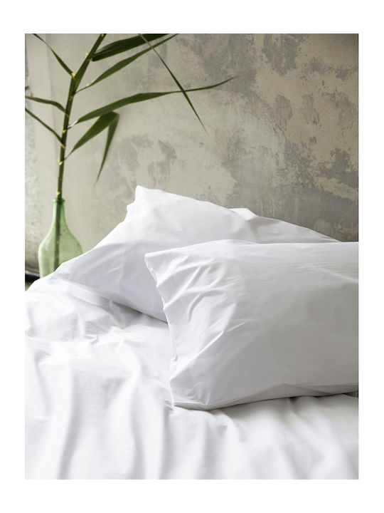 Nima Hotelling Σεντόνι Ημίδιπλο 180x260εκ. Λευκό