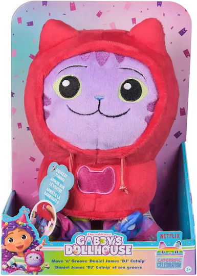 Spin Master Plush Gabby's Dollhouse DJ Catnip With Motion For 3+ Years 25 cm